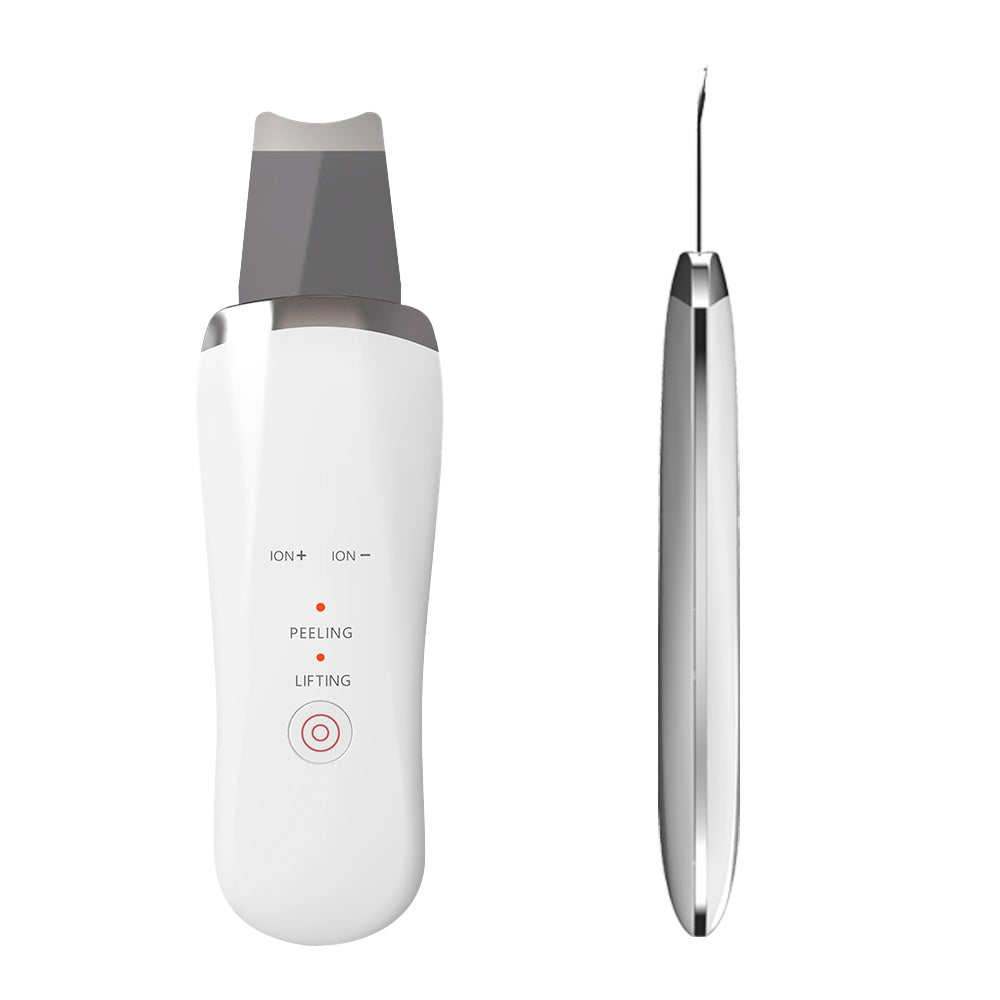 Electronic Ultrasonic Handheld Facial Spatula Skin Scrubber for Deep Facial Cleansing