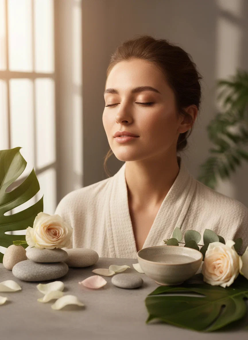 Luxury skincare spa image