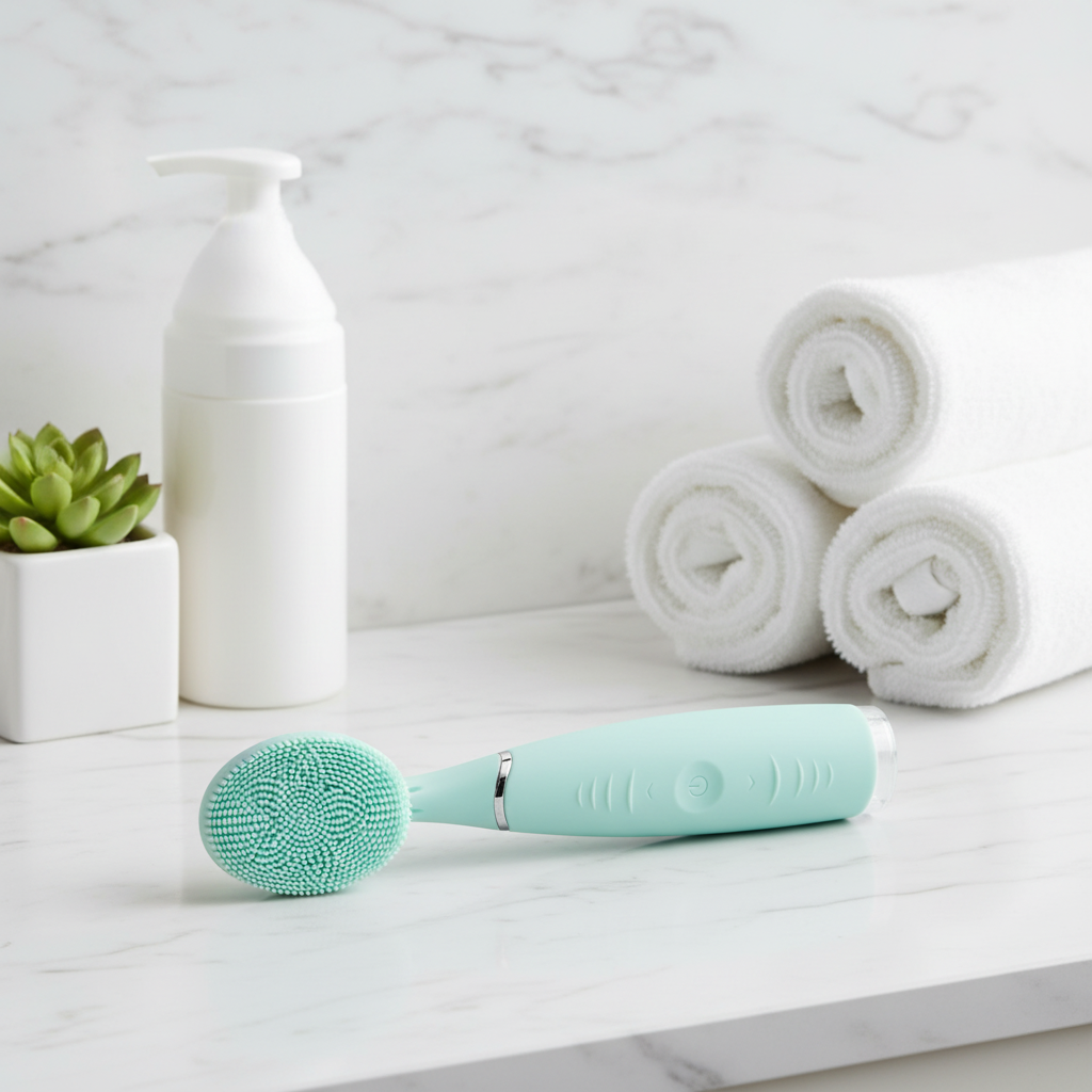 Facial Cleansing Brush Lifestyle